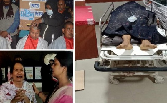 Public responded inflamed after 10323 Gold Medalist teacher Rumi Debbarma committed suicide : 'Sacrifice of 10323 teachers will not go in vein', says JMC Public responded inflamed after 10323 Gold Medalist teacher Rumi Debbarma committed suicide : 'Sacrifice of 10323 teachers will not go in vein', says JMC